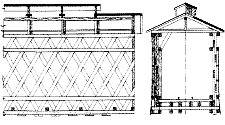 Covered Bridge construction drawing