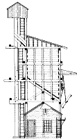 D&RG Coaling Tower Drawing