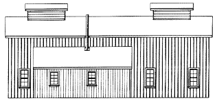 Engine Shed (one stall) Drawing