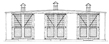 Rico 3 stall engine house drawing