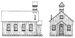 Schoolhouse Drawing