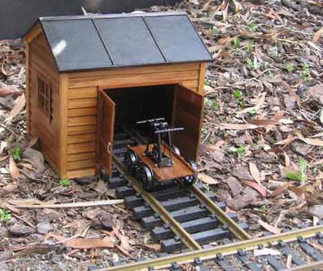 Hand car shed / tool shed