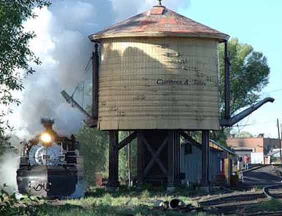 Real Cumbres & Toltec water tank